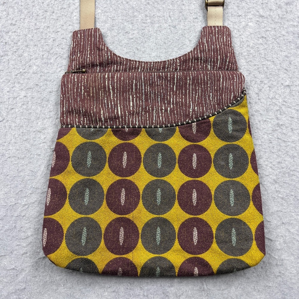 Maruca Crossbody Bag Tapestry Geometric Pocket Sling Purse Handmade Colorado USA